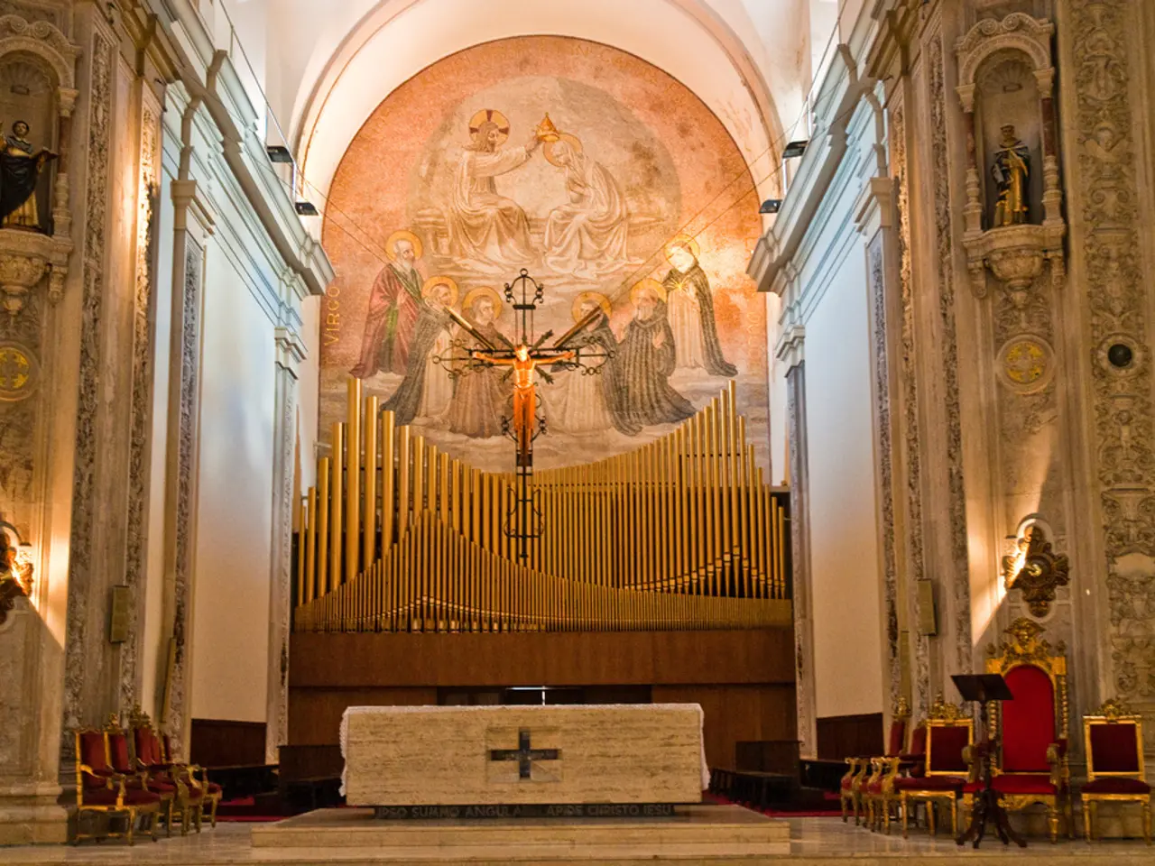 Centerpiece Saint Figure