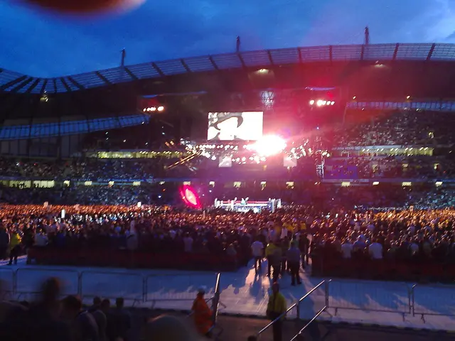 Outdoor cinematic experiences illuminating Bryant Park during summer evenings