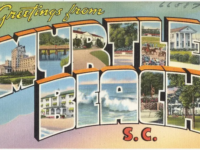 Vintage "stick figure" formations reappear on seashore, attracting attention at popular travel spot