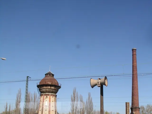 Central Station of Lübeck under Spotlight