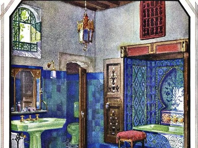 Tiny Bathroom of an Interior Designer in Bristol Captures the Essence of the Balearic Islands