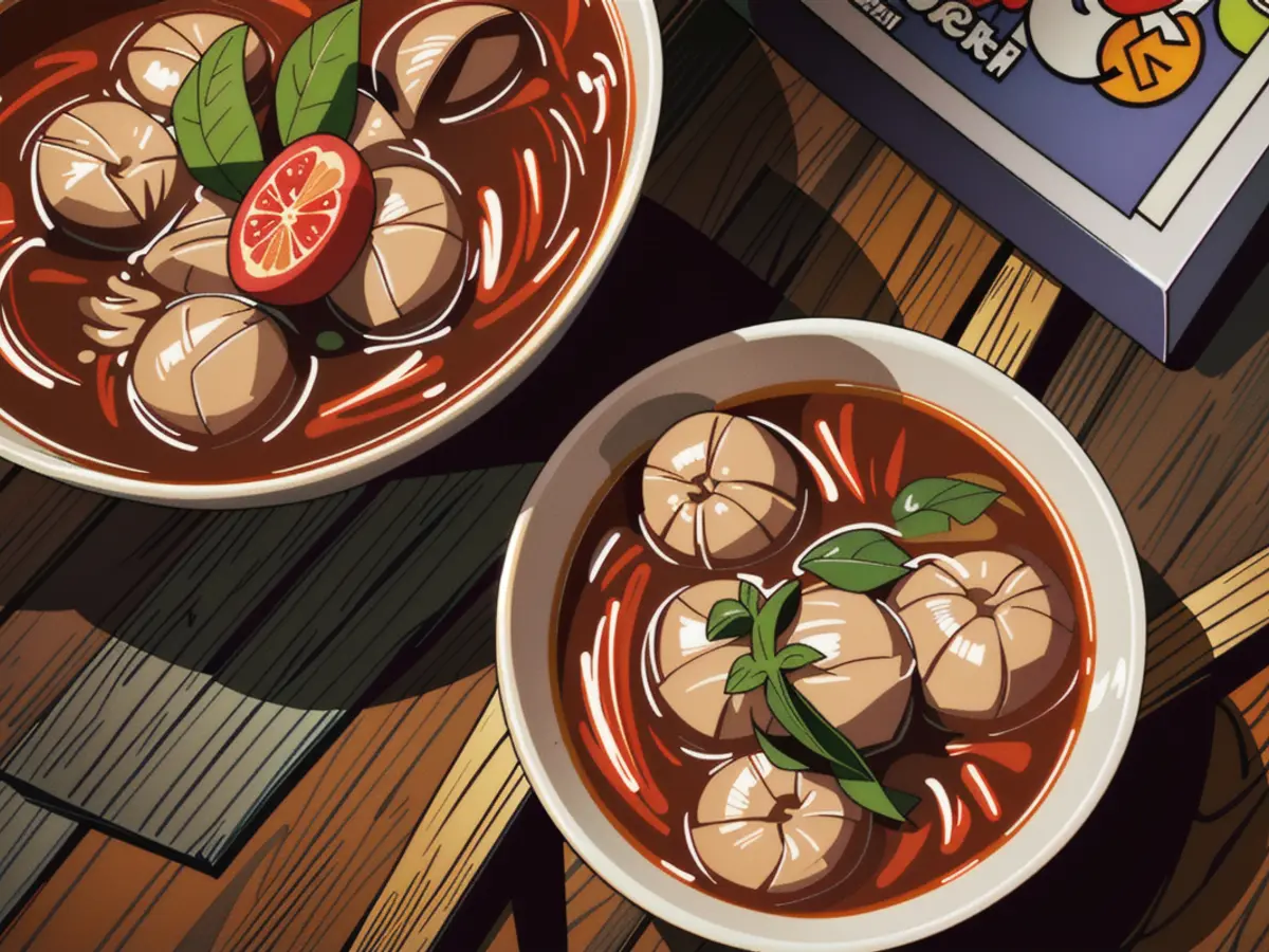 Ready-to-Serve Bowl of Southern Living Meatball Soup Awaits Enjoyment Simple Meatball Soup Preparation Instructions