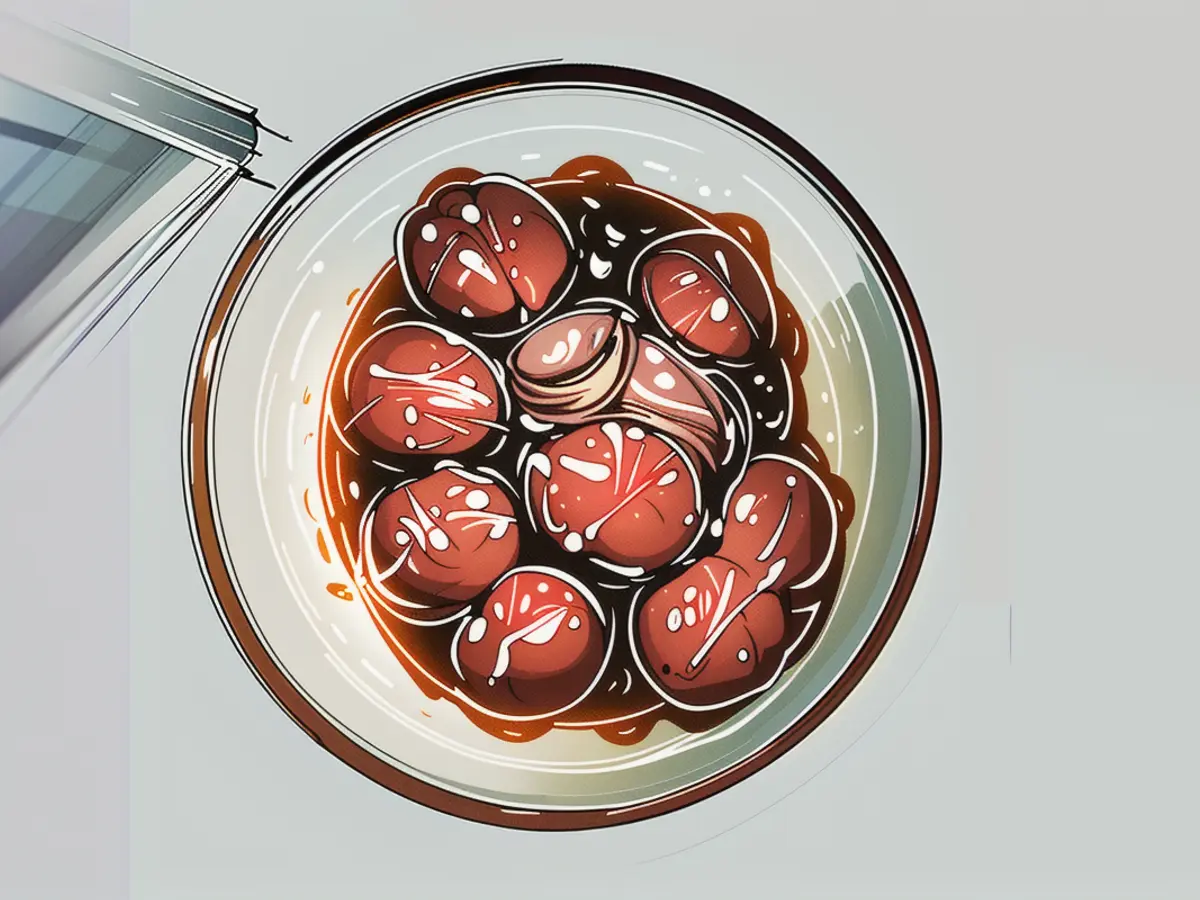 Combining Meatballs in Southern Living's Soup Recipe Simple, Savory Meatball Stew Instructions