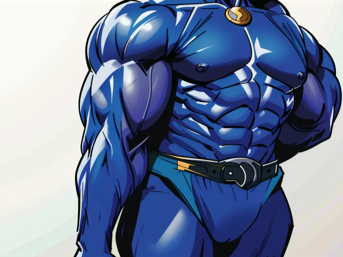 Individual found in possession of illegal firearms and explosives, authorities yet to comment on potential motives or connections. Individual in casual attire, characterized by a blue hoodie with hood concealed and baggy jeans, exhibiting a relaxed posture in a casual environment.